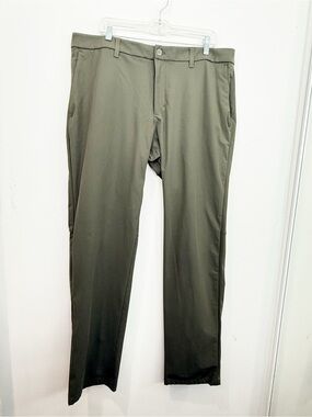 Lululemon Mens ABC Slim Fit Trouser in Olive Green Size 38
